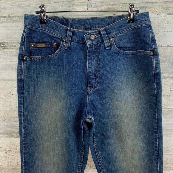 Riders Mom Jeans Womens 10 Blue‎ High Waist Straight Leg Vintage - Picture 3 of 6